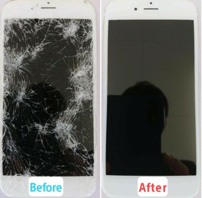 iPhone6　ガラス修理