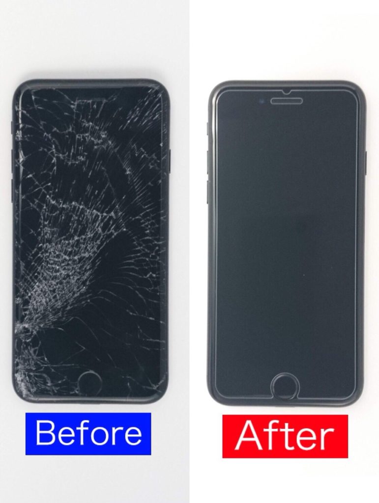 iPhone7 ガラス修理 宇都宮
