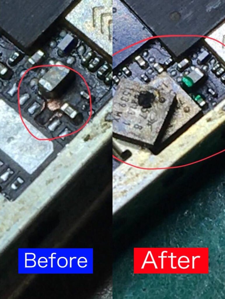 iPhone6s 基板修理 宇都宮
